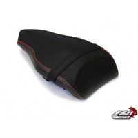 LUIMOTO Team Italia Suede Passenger Seat Cover for the DUCATI 1198 / 1098 / 848 / Evo